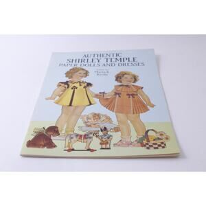 Authentic, Shirley Temple, Paper, Dolls, And Dresses, Marta K Krebs, Picture Boo